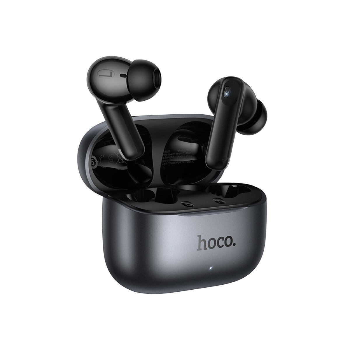 Hoco. EQ27 Fun Aktif Gürültü Engelleyici Özellikli Yapay Zeka Destekli Bluetooth 5.4 Kablosuz TWS Kulaklık – Gri