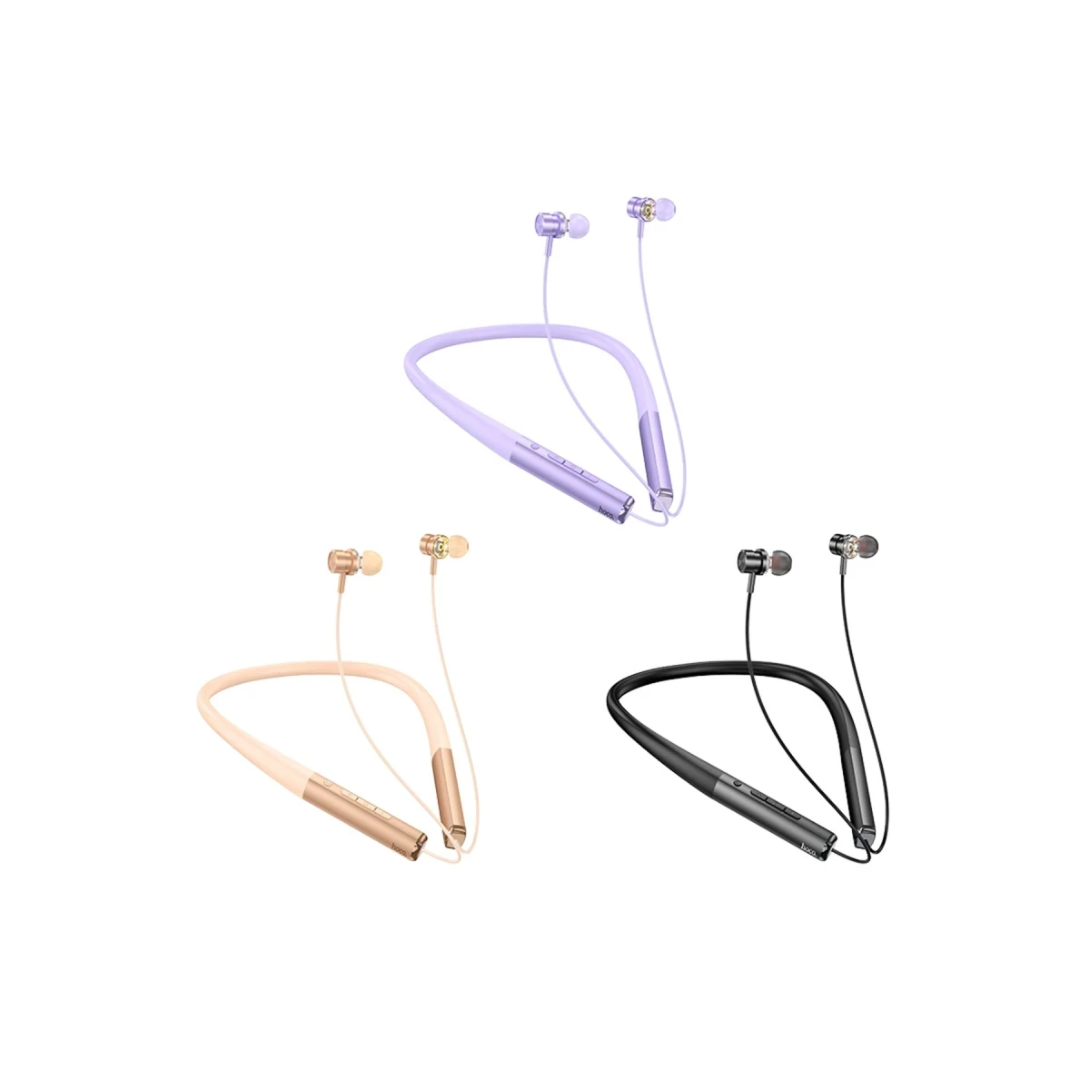 Hoco. ES71 Platinum BT 5.3  Boyun Askı Özellikli Kablosuz Bluetooth Kulaklık - Mor