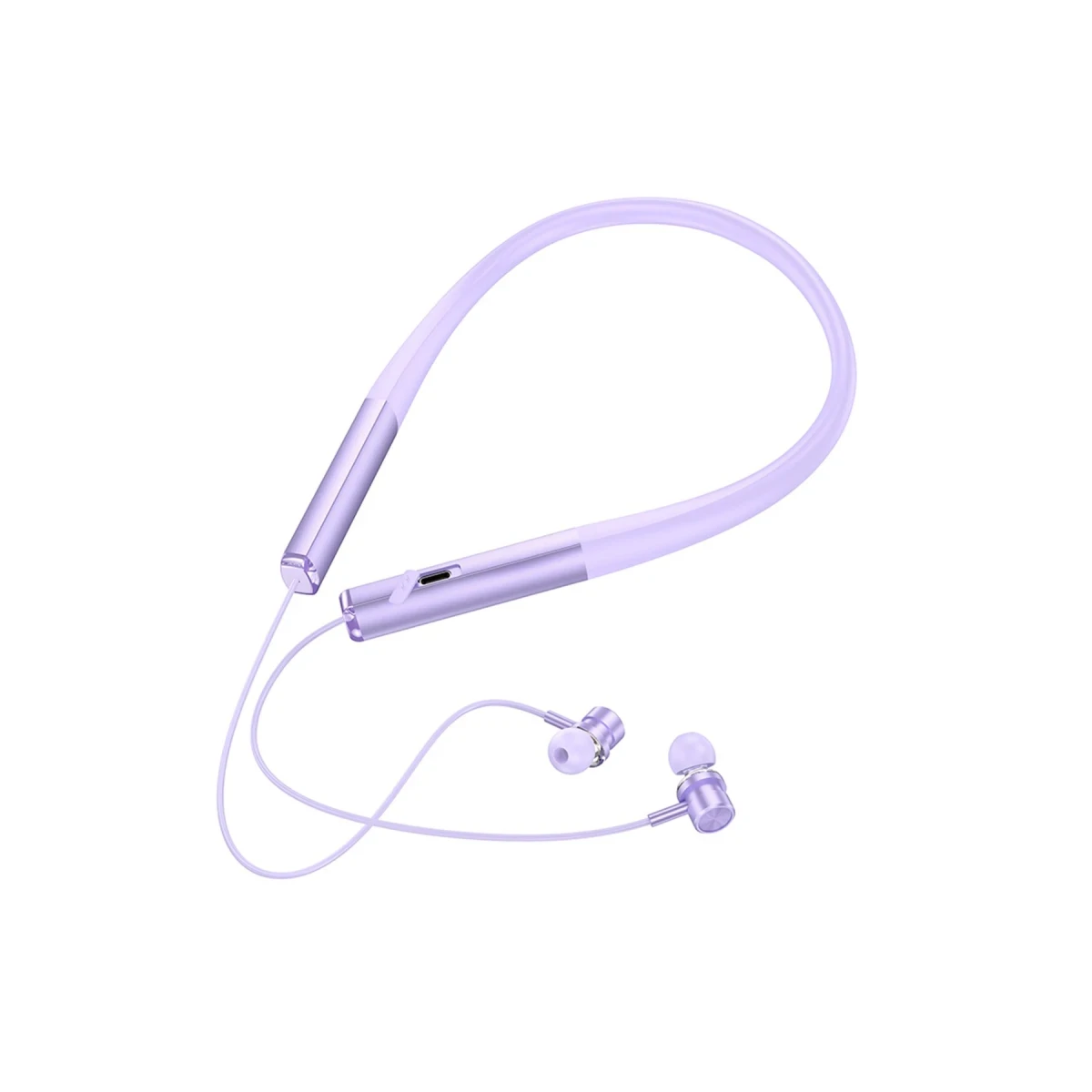 Hoco. ES71 Platinum BT 5.3  Boyun Askı Özellikli Kablosuz Bluetooth Kulaklık - Mor