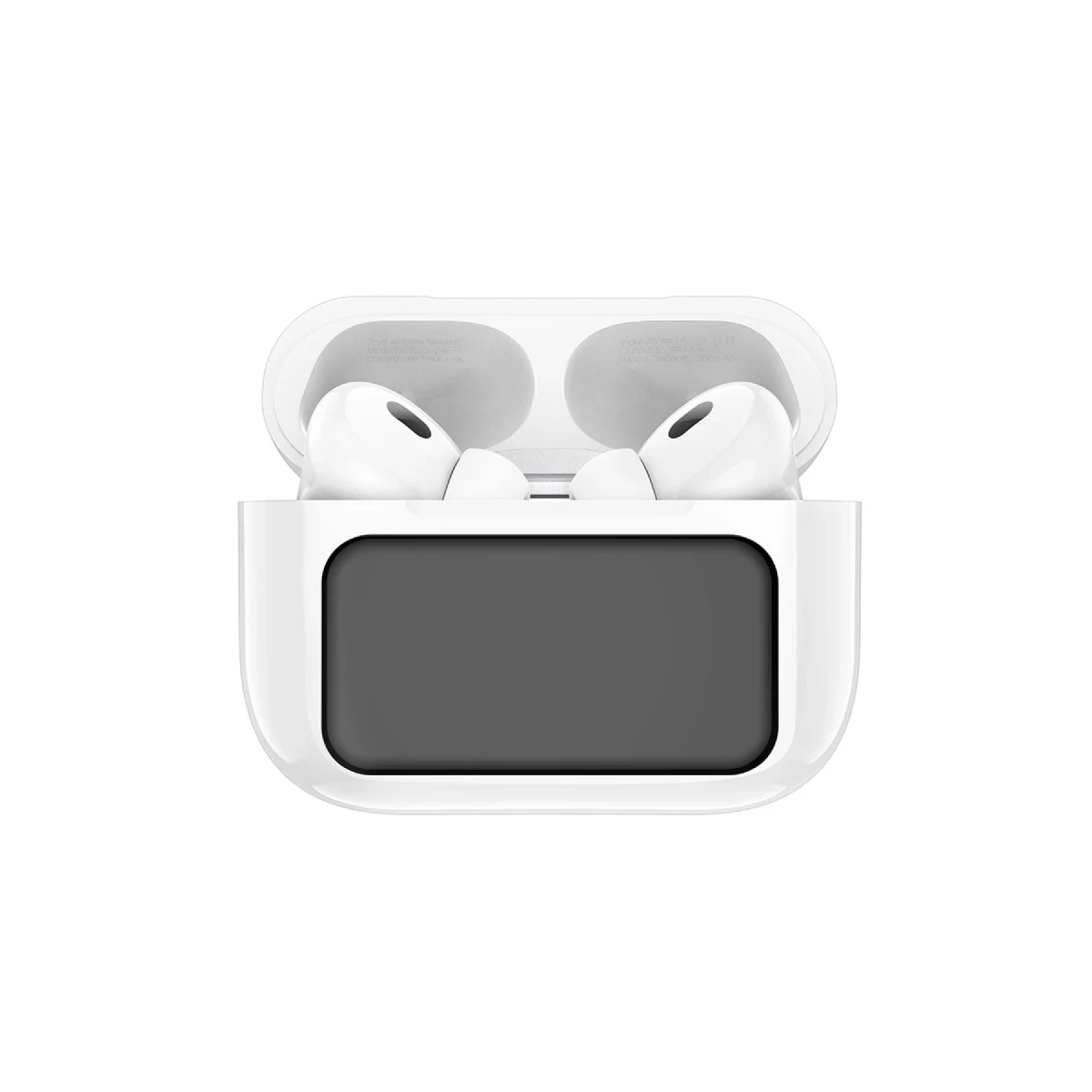 Hoco. EW72 BT 5.4 Aktif Gürültü Engelleyici Özellikli Dijital Dokunmatik Ekranlı Airpods Bluetooth Kulaklık - Beyaz