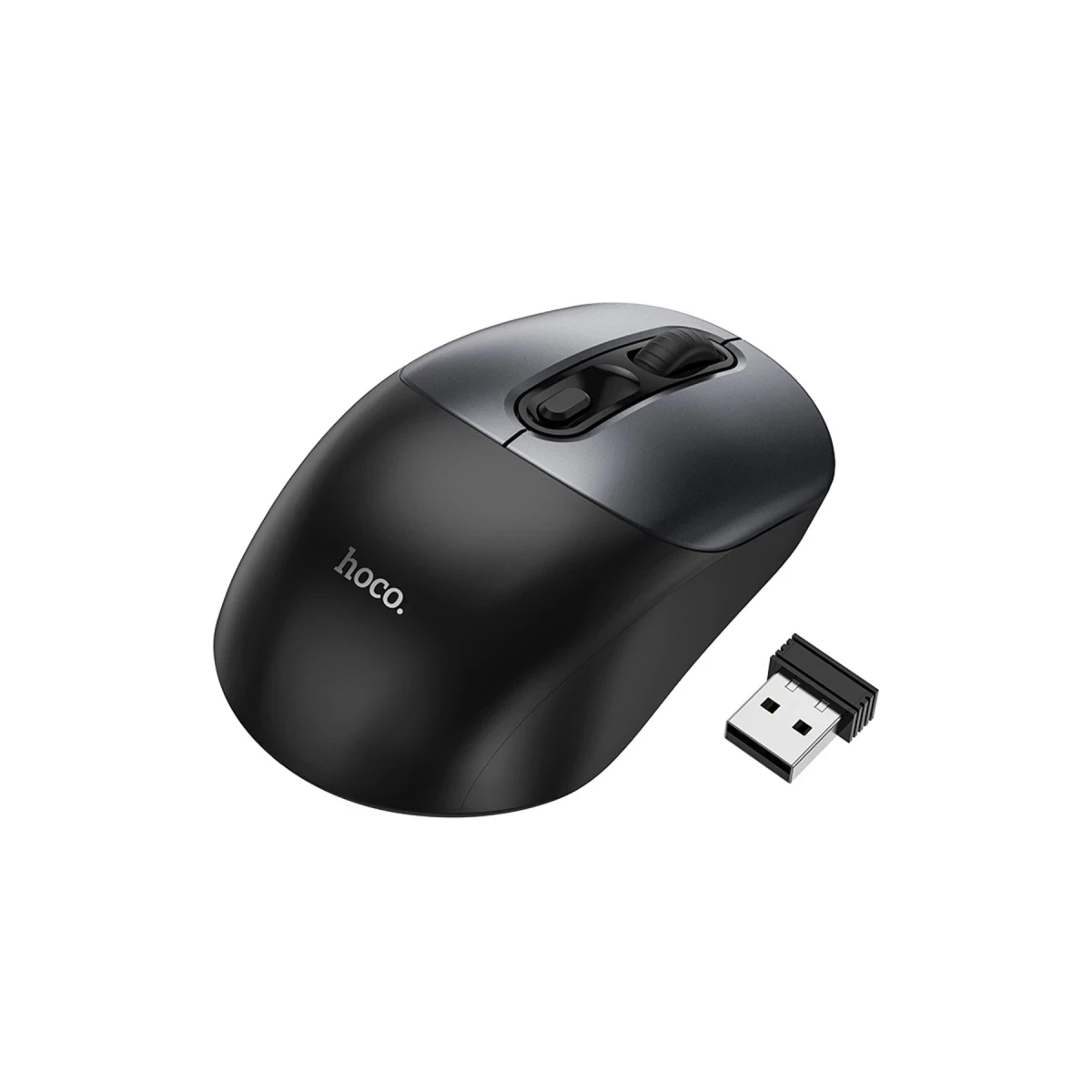 Hoco. GM28 2.4G Business Kablosuz Mouse - Siyah-Gri