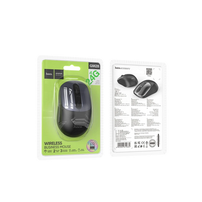 Hoco. GM28 2.4G Business Kablosuz Mouse - Siyah-Gri