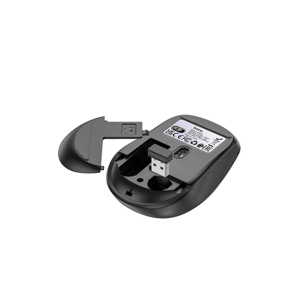 Hoco. GM28 2.4G Business Kablosuz Mouse - Beyaz-Gri