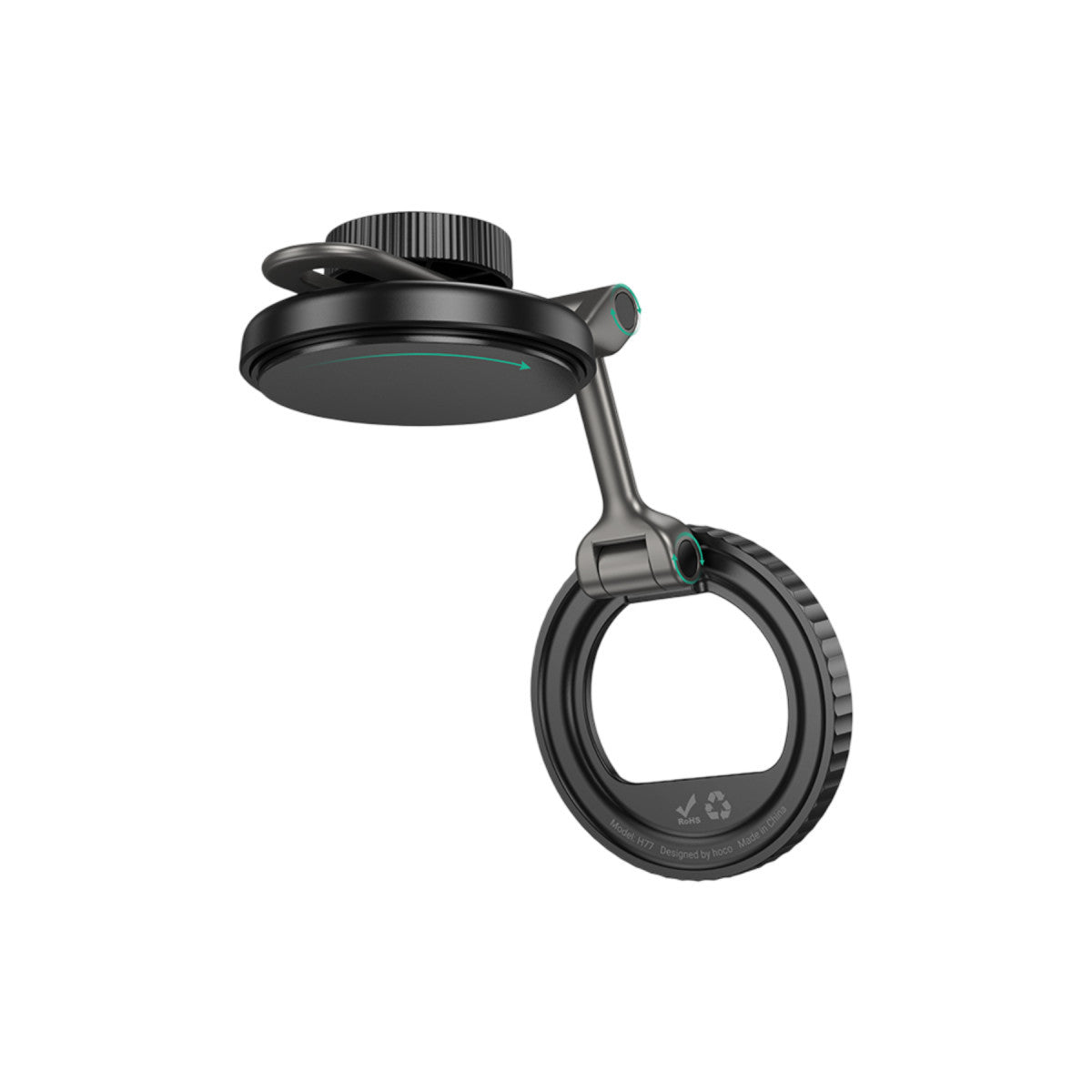 Hoco. H77 Yapışkanlı Katlanabilir 360 Dönebilen Manyetik Magsafe Araç Tutucu
