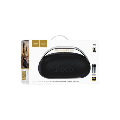 Hoco. HT2 Melody Çift Mikrofonlu 300W Bluetooth 5.4 Büyük Kablosuz Hoparlör