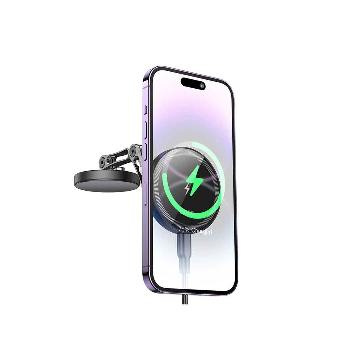 Hoco. HW26 Yapışkanlı Manyetik Hızlı Şarj Magsafe Araç Tutucu