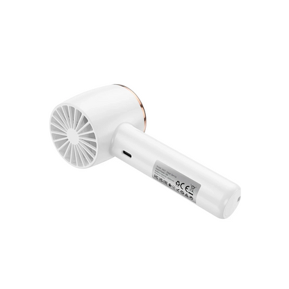 Hoco. HX21 Wind Telefon Tutucu Özellikli Yüksek Hızlı Masaüstü Soğutucu Fan - Beyaz