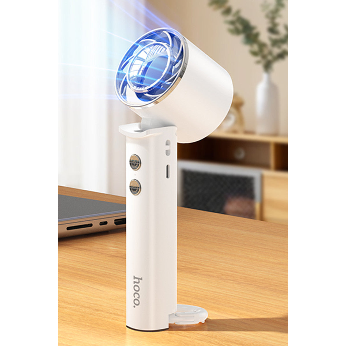 Hoco. HX61 Exquisite El Tipi ve Masaüstü Katlanabilir Soğutucu Fan