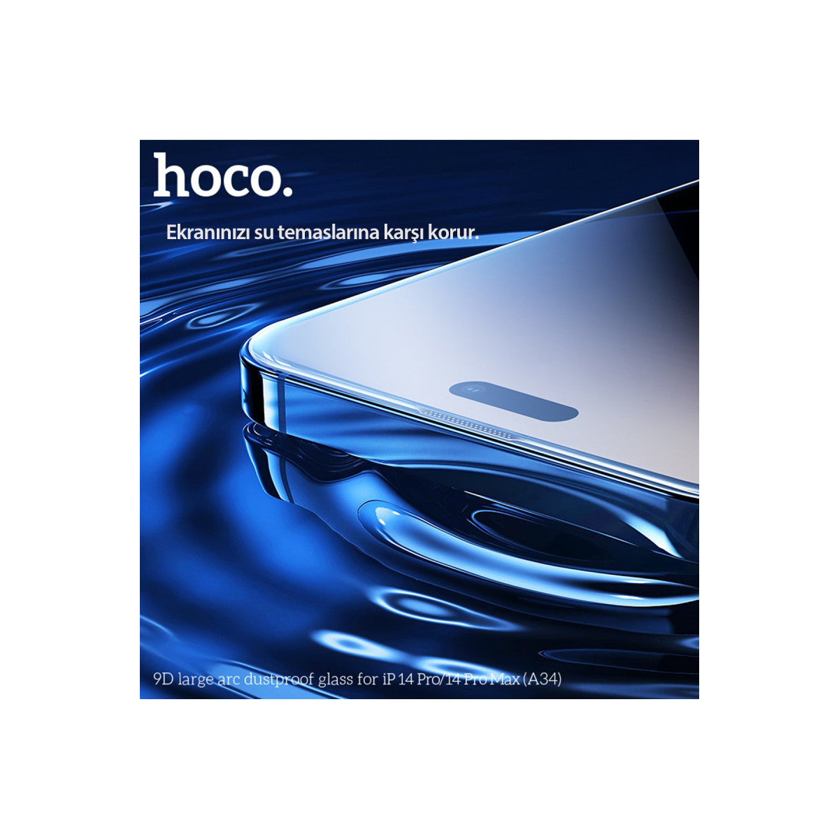 Hoco. Apple iPhone 14 Pro 9D Dustproof Cam Ekran Koruyucu