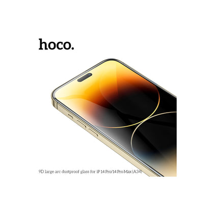 Hoco. Apple iPhone 14 Pro 9D Dustproof Cam Ekran Koruyucu