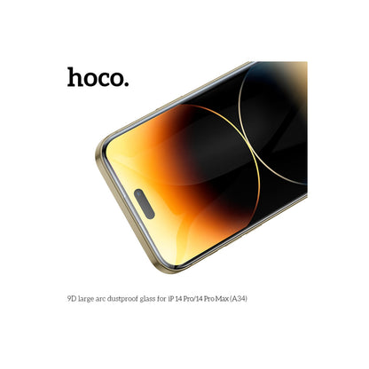 Hoco. Apple iPhone 14 Pro 9D Dustproof Cam Ekran Koruyucu