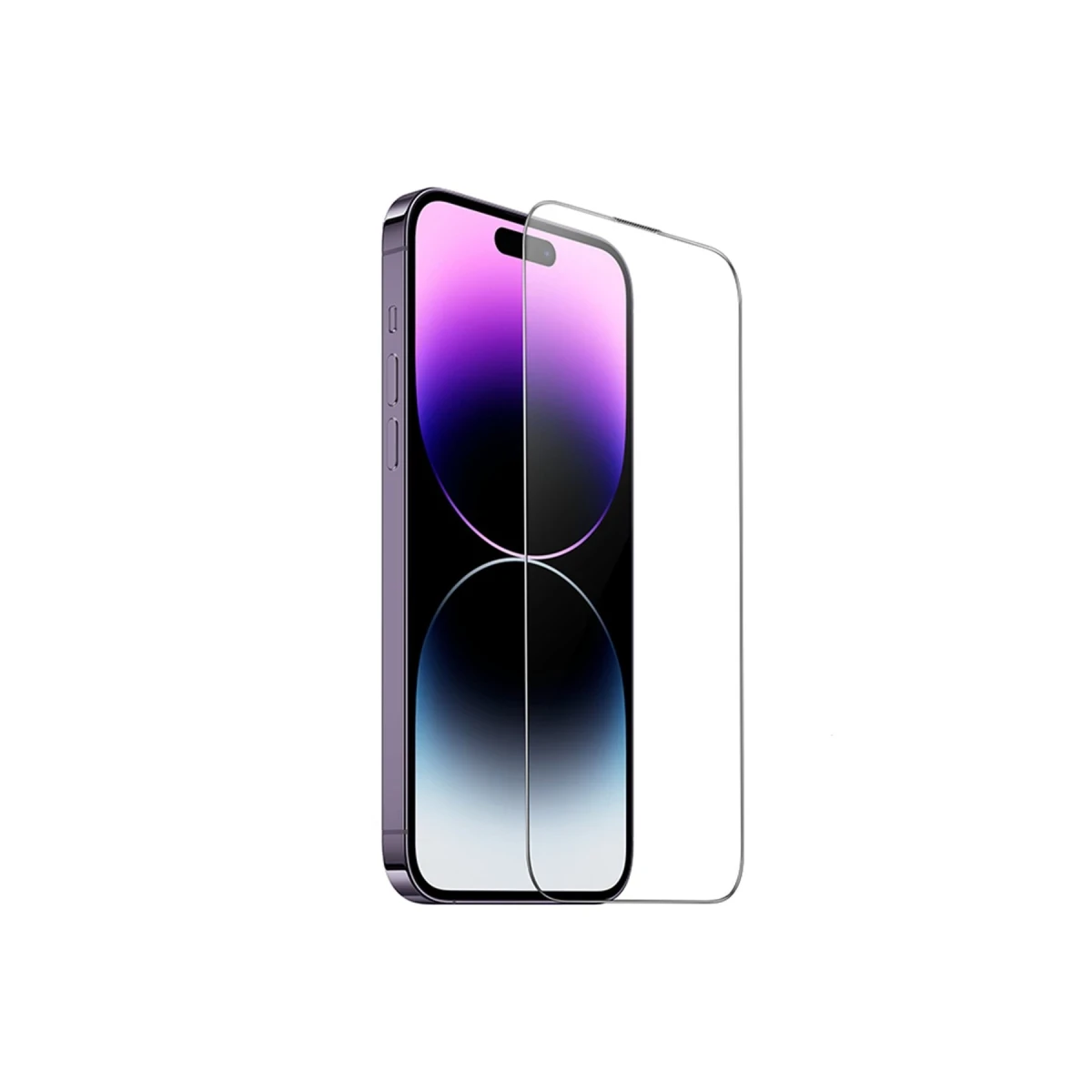 Hoco. Apple iPhone 14 Pro Max 9D Dustproof Cam Ekran Koruyucu - Siyah