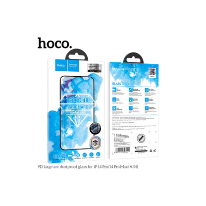 Hoco. Apple iPhone 14 Pro Max 9D Dustproof Cam Ekran Koruyucu