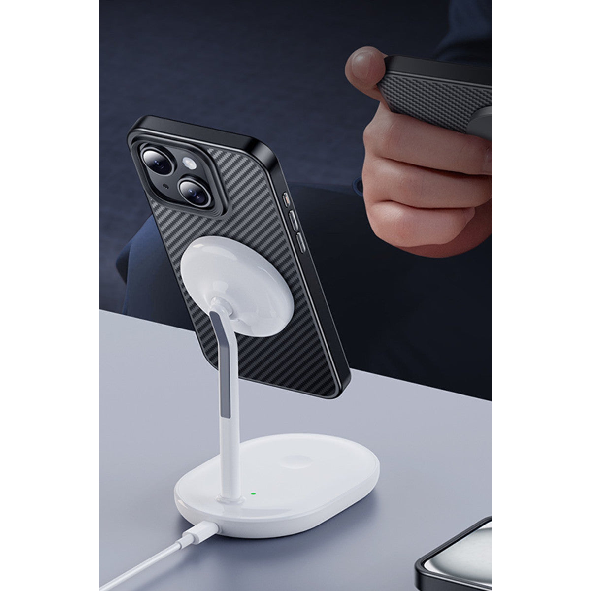 Hoco. Apple iPhone 15 Knight Kevlar Magsafe Kapak