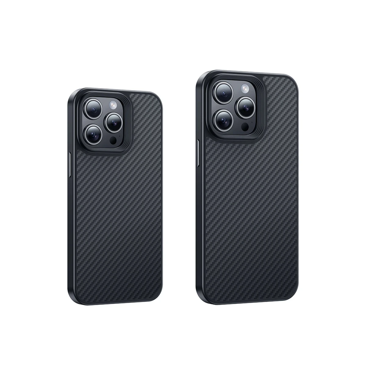 Hoco. Apple iPhone 15 Pro Knight Kevlar Magsafe Kapak - Siyah