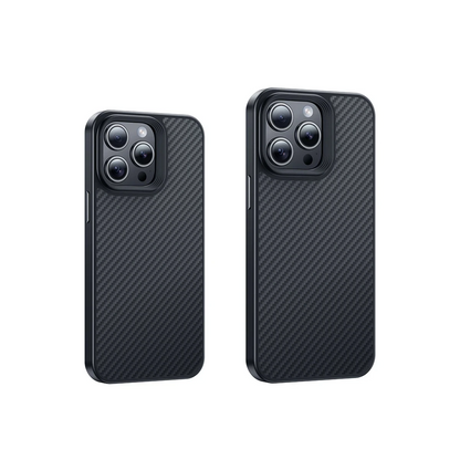 Hoco. Apple iPhone 15 Pro Knight Kevlar Magsafe Kapak - Siyah