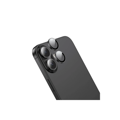 Hoco. Apple iPhone 16 3D Metal Frame Kamera Lens - Siyah