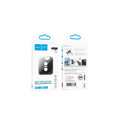 Hoco. Apple iPhone 16 3D Metal Frame Kamera Lens - Siyah