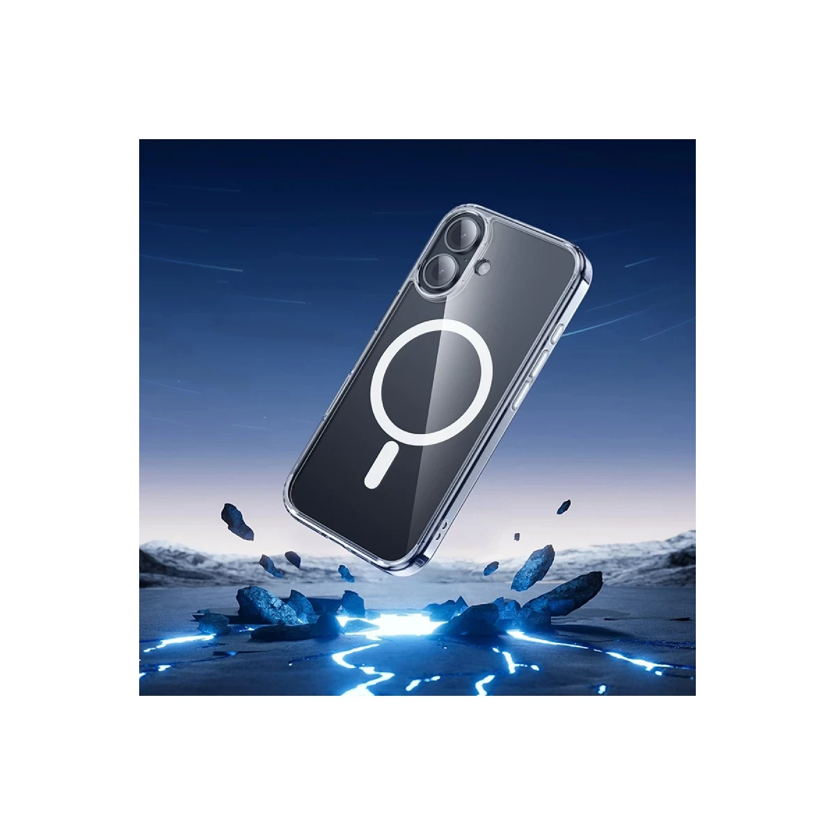 Hoco. Apple iPhone 16 Anti Fall Airbag Magsafe Kapak - Şeffaf