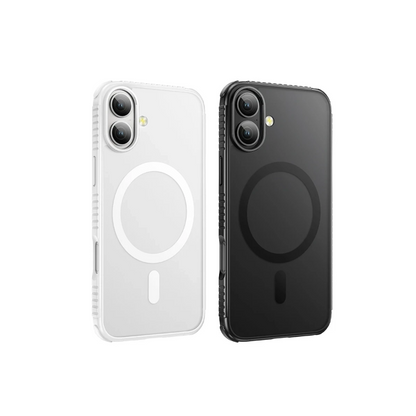 Hoco. Apple iPhone 16 Armour Antishock Protective Magsafe Kapak - Beyaz