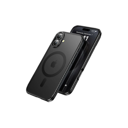 Hoco. Apple iPhone 16 Armour Antishock Protective Magsafe Kapak - Siyah