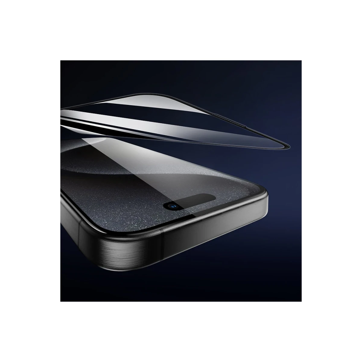 Hoco. Apple iPhone 16 Pro 3D Engraved HD Cam Ekran Koruyucu - Siyah