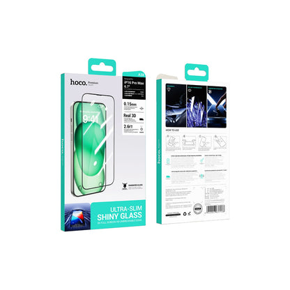 Hoco. Apple iPhone 16 Pro 3D Engraved HD Cam Ekran Koruyucu