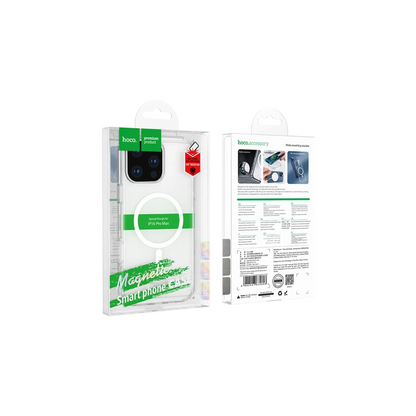 Hoco. Apple iPhone 16 Pro Anti Fall Airbag Magsafe Kapak - Şeffaf