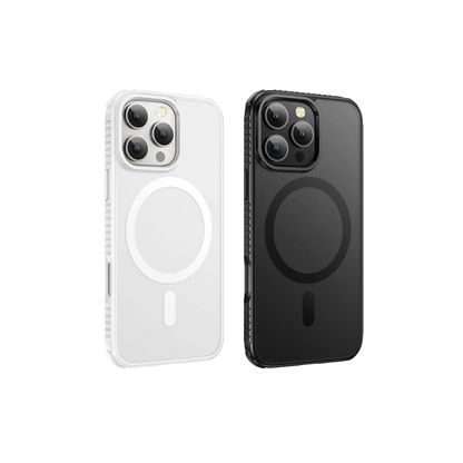 Hoco. Apple iPhone 16 Pro Armour Antishock Protective Magsafe Kapak - Beyaz
