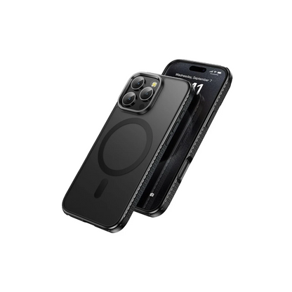 Hoco. Apple iPhone 16 Pro Armour Antishock Protective Magsafe Kapak - Siyah