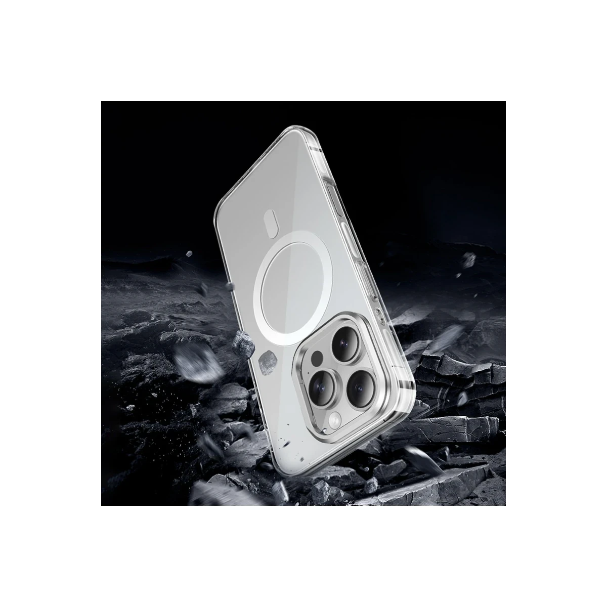 Hoco. Apple iPhone 16 Pro Invisible Magsafe Kapak - Şeffaf