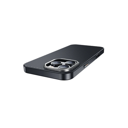 Hoco. Apple iPhone 16 Pro Knight Kevlar Magsafe Kapak - Siyah