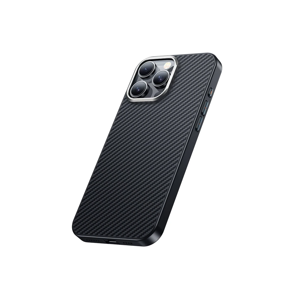 Hoco. Apple iPhone 16 Pro Knight Kevlar Magsafe Kapak - Siyah