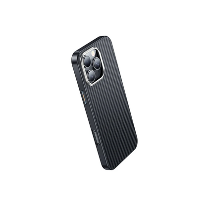 Hoco. Apple iPhone 16 Pro Knight Kevlar Magsafe Kapak - Siyah