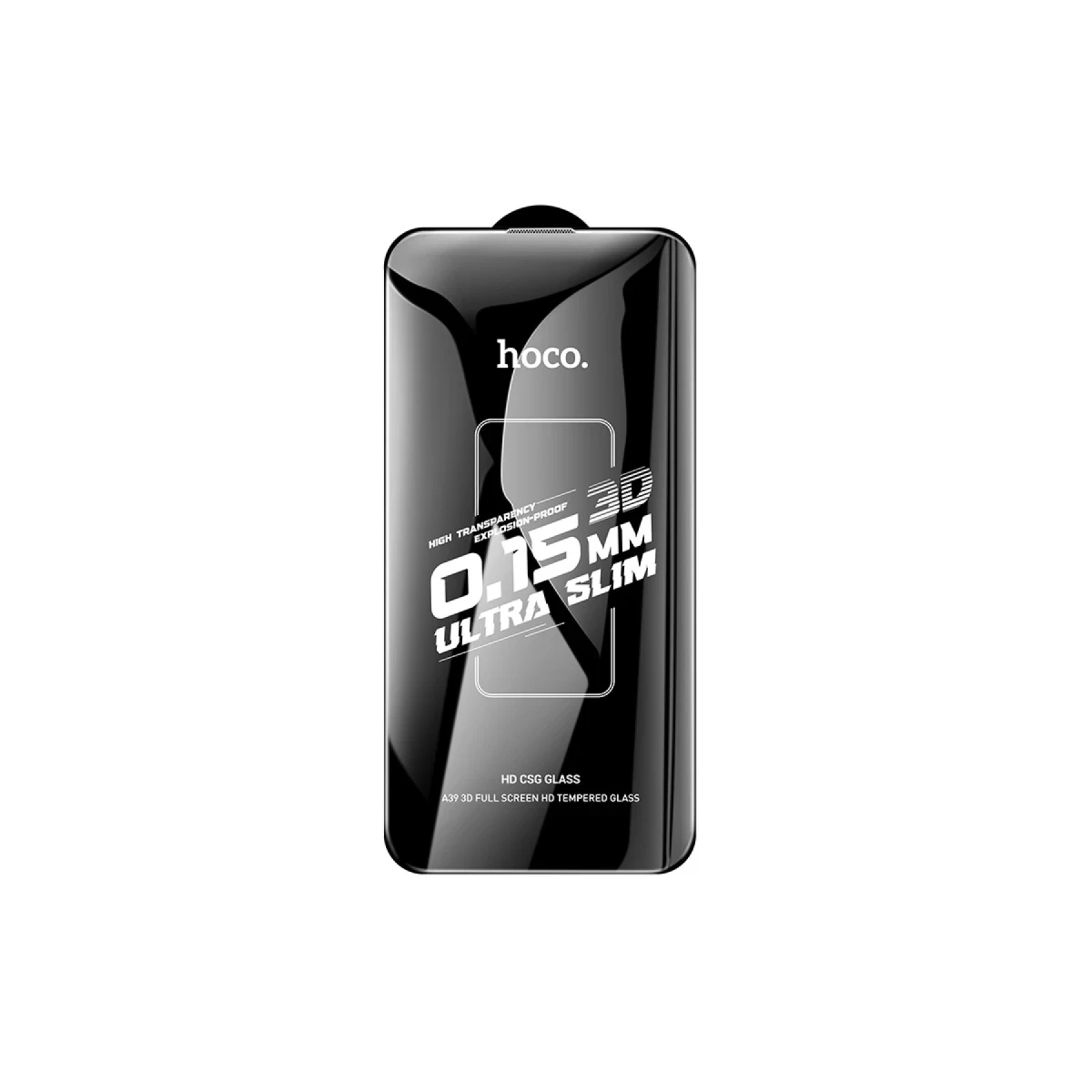 Hoco. Apple iPhone 16 Pro Max 3D Engraved HD Cam Ekran Koruyucu - Siyah
