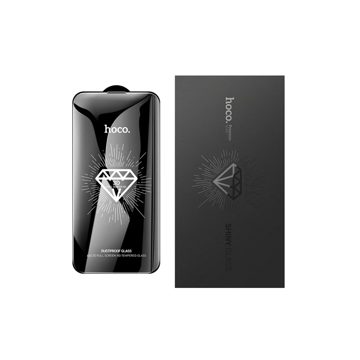Hoco. Apple iPhone 16 Pro Max 3D Full Screen HD Cam Ekran Koruyucu - Siyah