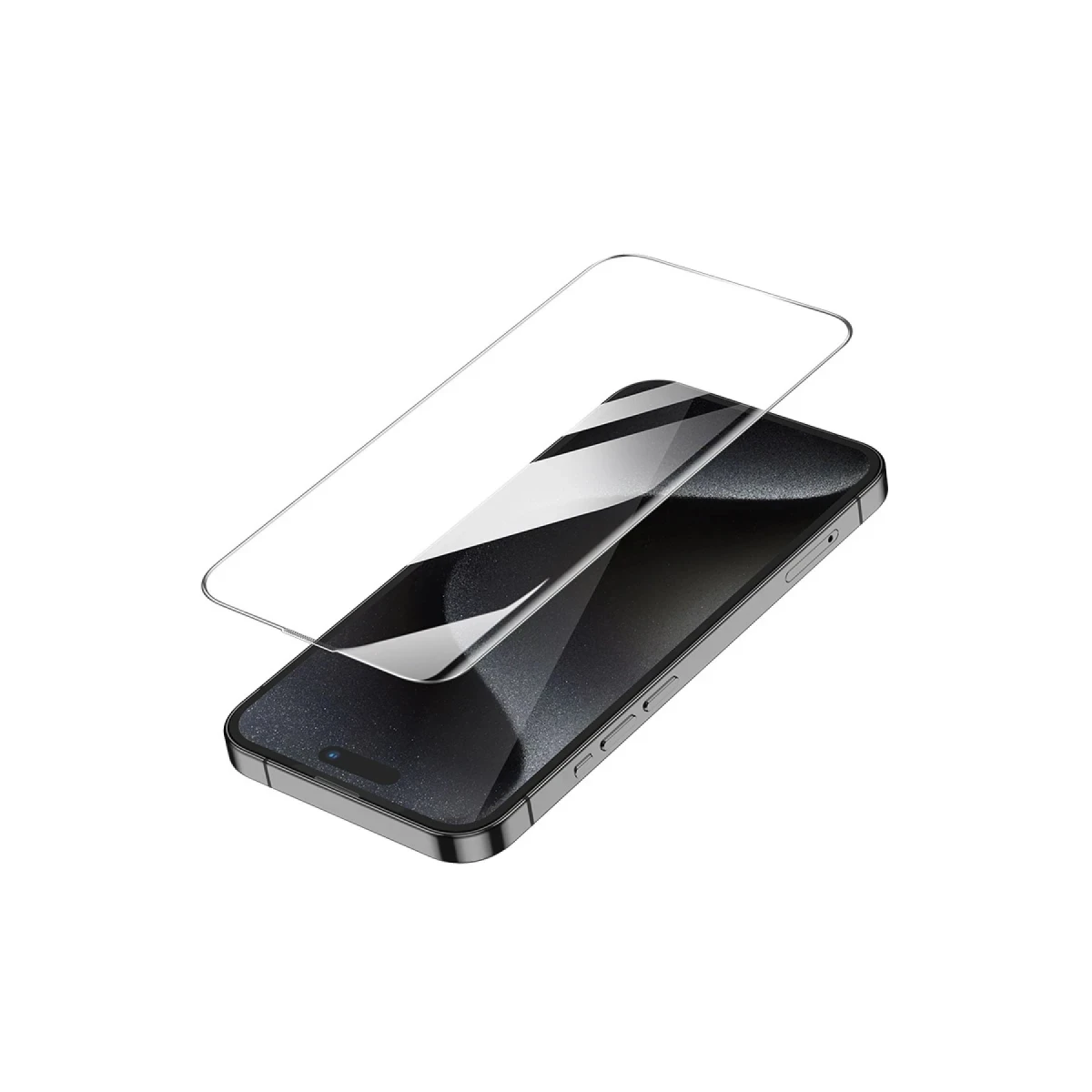 Hoco. Apple iPhone 16 Pro Max 3D Full Screen HD Cam Ekran Koruyucu - Siyah