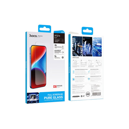 Hoco. Apple iPhone 16 Pro Max 3D Full Screen HD Cam Ekran Koruyucu