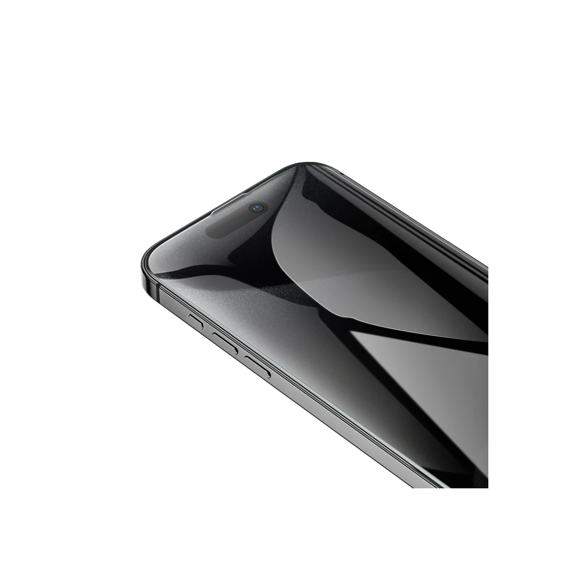 Hoco. Apple iPhone 16 Pro Max 9D Dustproof Hayalet Cam Ekran Koruyucu - Siyah