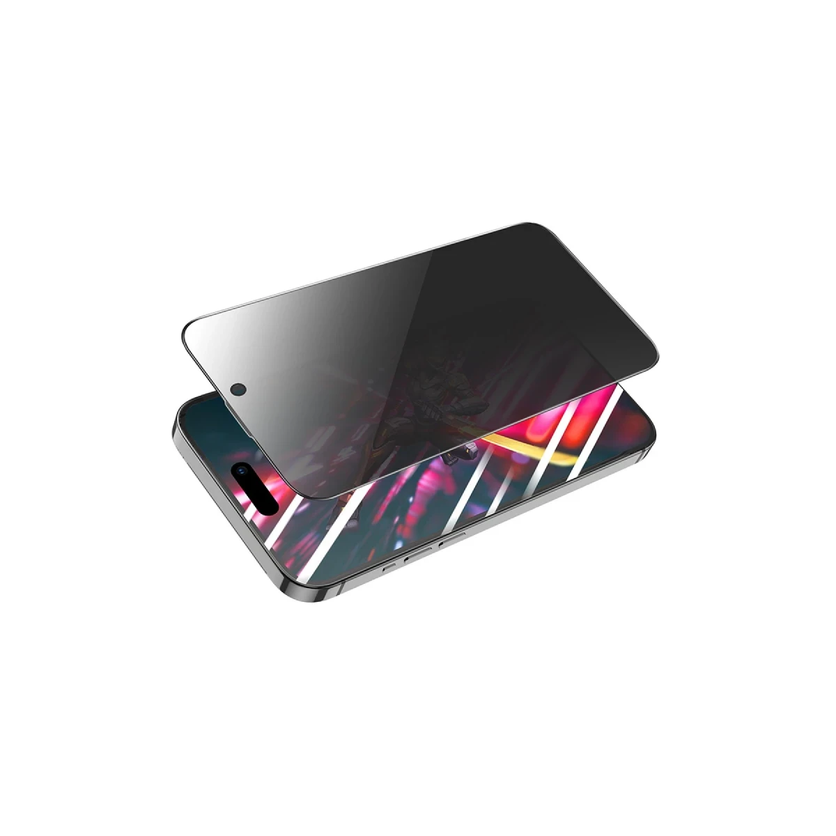 Hoco. Apple iPhone 16 Pro Max 9D Dustproof Hayalet Cam Ekran Koruyucu - Siyah