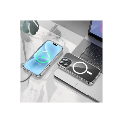Hoco. Apple iPhone 16 Pro Max Anti Fall Airbag Magsafe Kapak - Şeffaf