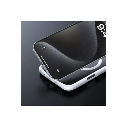Hoco. Apple iPhone 16 Pro Max Armour Antishock Protective Magsafe Kapak - Beyaz