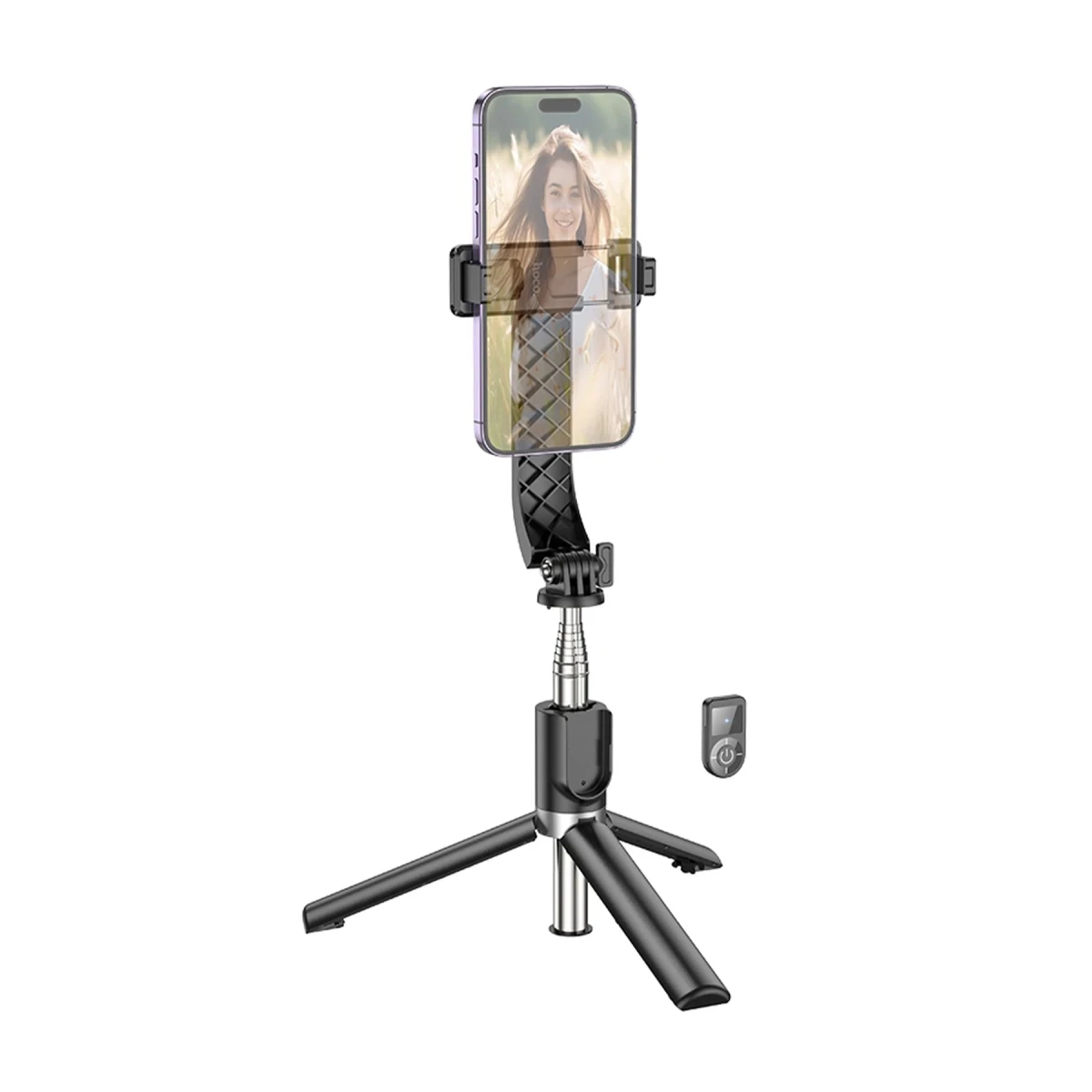 Hoco. K20 BT 4.2 1M Broadcast Holder Selfie Çubuğu - Siyah