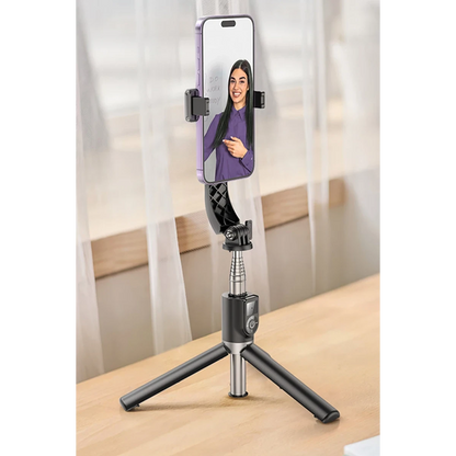 Hoco. K20 BT 4.2 1M Broadcast Holder Selfie Çubuğu - Siyah