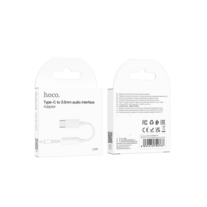 Hoco. LS35 Type-C to Aux Kablo - Beyaz