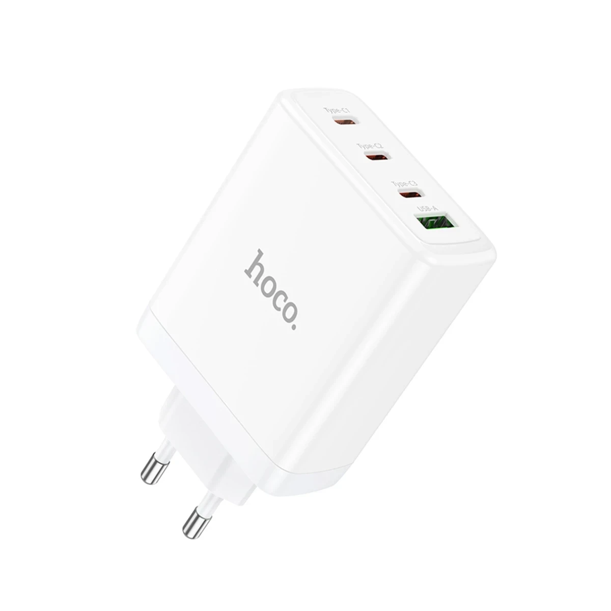 Hoco. N31 Leader PD 100W 3 Adet Type-C 1 Adet USB Şarj Aleti - Beyaz
