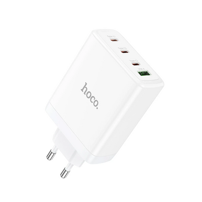 Hoco. N31 Leader PD 100W 3 Adet Type-C 1 Adet USB Şarj Aleti - Beyaz