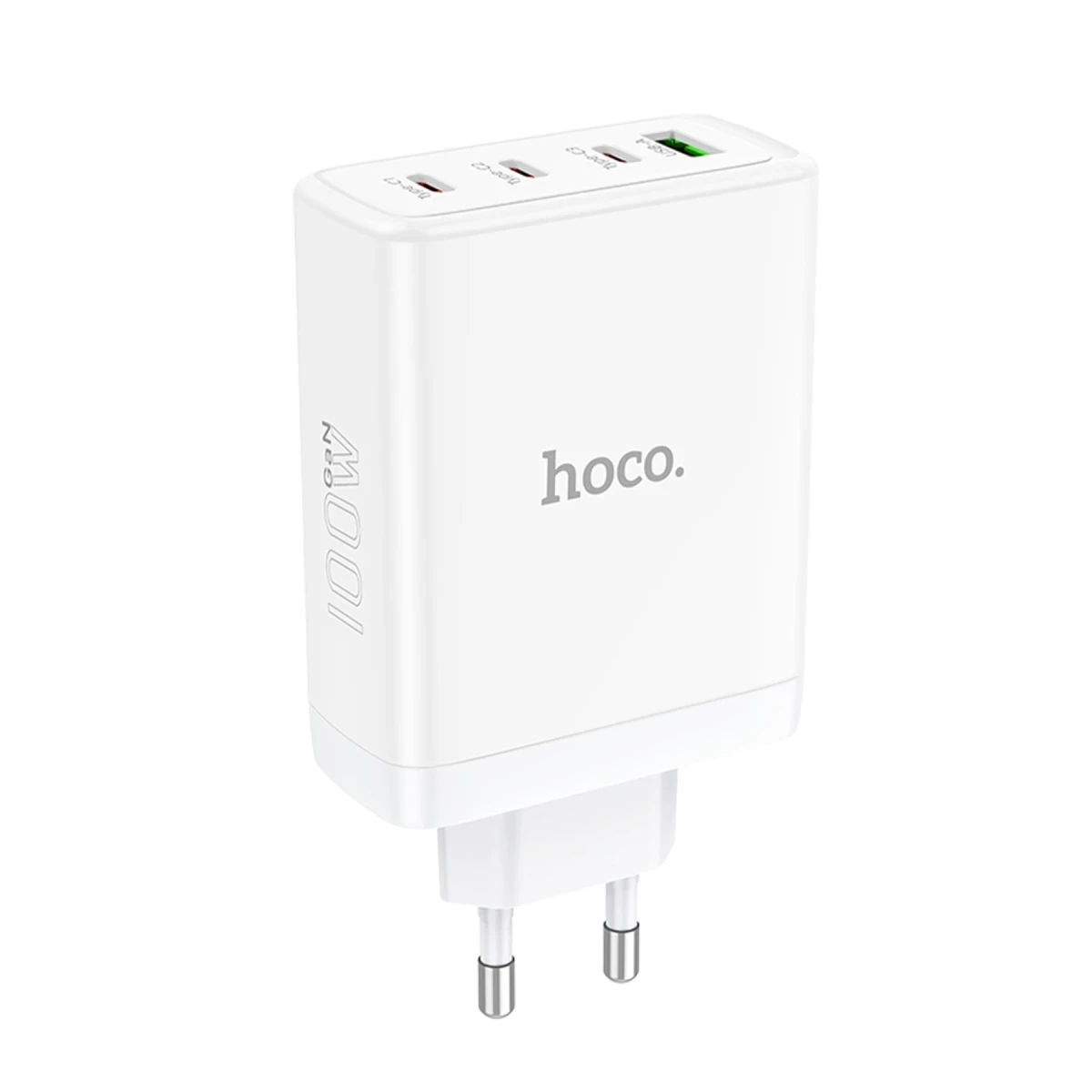 Hoco. N31 Leader PD 100W 3 Adet Type-C 1 Adet USB Şarj Aleti - Beyaz