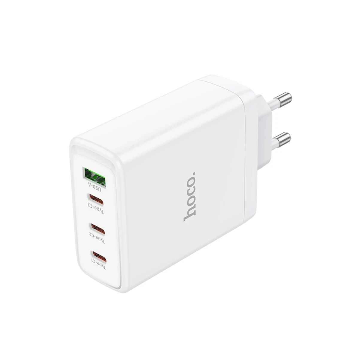 Hoco. N31 Leader PD 100W 3 Adet Type-C 1 Adet USB Şarj Aleti - Beyaz