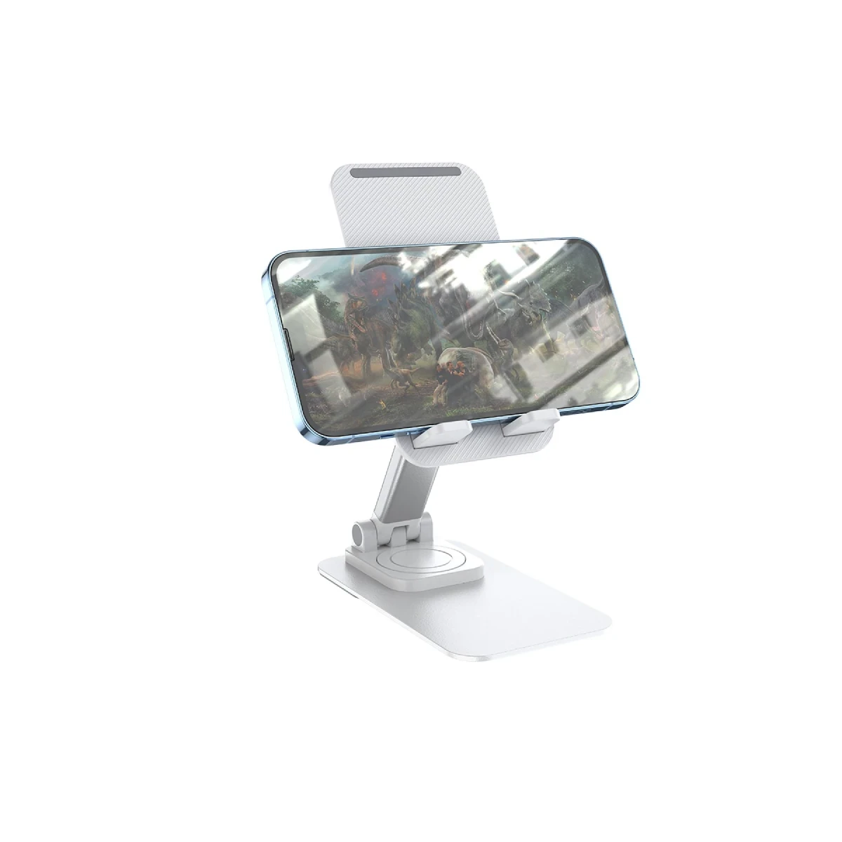 Hoco. PH50 Ayarlanabilir Katlanabilir Masaüstü Telefon Tablet Tutucu - Beyaz